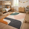 thumbnail image 4 of 6X10 Area Rug, Living room, Bedroom, Kids room, Tufted Carpet, Geometric Wool Rugs, 4 of 9