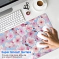 thumbnail image 4 of Long Mouse Pads for Desk,Pioneer Flower Floral Print Pattern Desk Mats on Top Of Desks, Desk Mouse Pad Extra Large with 3mm Non-Slip Base and Stitched Edge for Gaming,Office,Work,Home 31.5"x11.8", 4 of 6