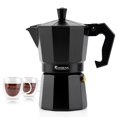 thumbnail image 1 of Cafetière Expresso 6 Tasses en Acier Inoxydable Rainbean, 1 of 3