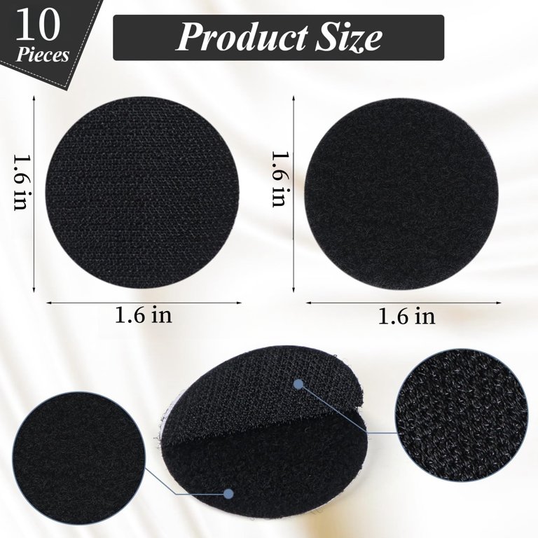 48-Pack 1.5 Inch Hook And Loop Dots - Heavy Duty Adhesive Fasteners For Wall & Tools