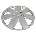 thumbnail image 4 of CCIYU 4-Pack Full Hub Cap PP Silver 16" Rim HubCap Wheel Skin Cover Caps Covers Universal Replacement Snap On, 4 of 5