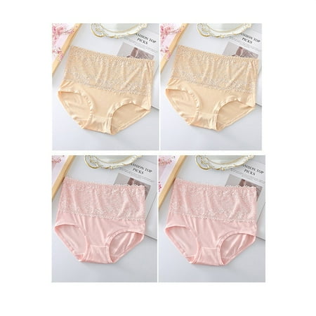 

Womens High Waisted Cotton Briefs Underwear Tummy Control C-Section Recovery Soft Stretch Panties