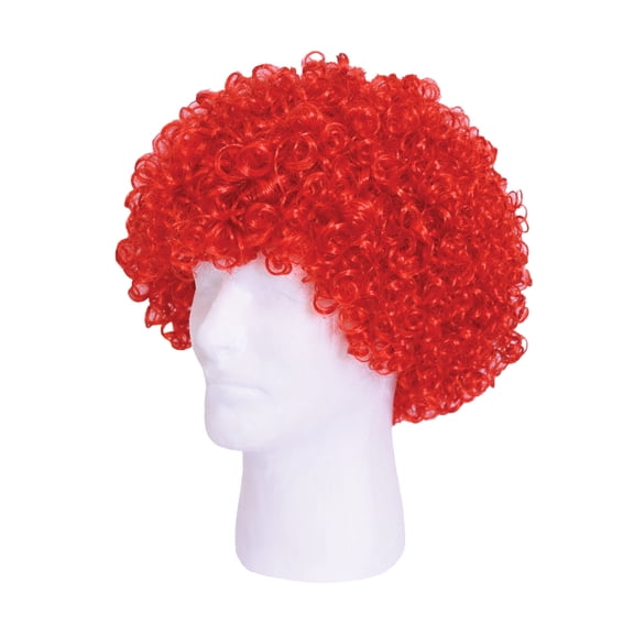 Red Curly Wigs, One Size Fits Most, Pack of 2