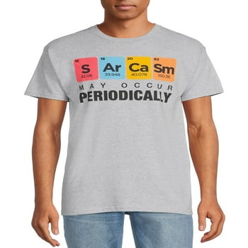 Men's Sarcasm T-Shirt with Short Sleeves