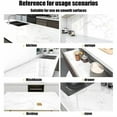 thumbnail image 6 of 40cm New Marble Kitchen Oil-proof Wall Stickers Self-adhesive Stain-resistant High Temperature Kitchen Wallpaper Home Decorative, 6 of 10