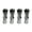 Titanium, variant on 4x Aluminum Bolt-in Car Motorcycle Tubeless Wheel Tire for Valve Stem With Dust