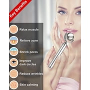 Electric Ice Roller for Face and Eye, Amirce Facial Ice Roller Beauty Tools, Electric Massage Ice Roller for Puffiness, Ice Face Eye Massage Roller, Skin Care Tools