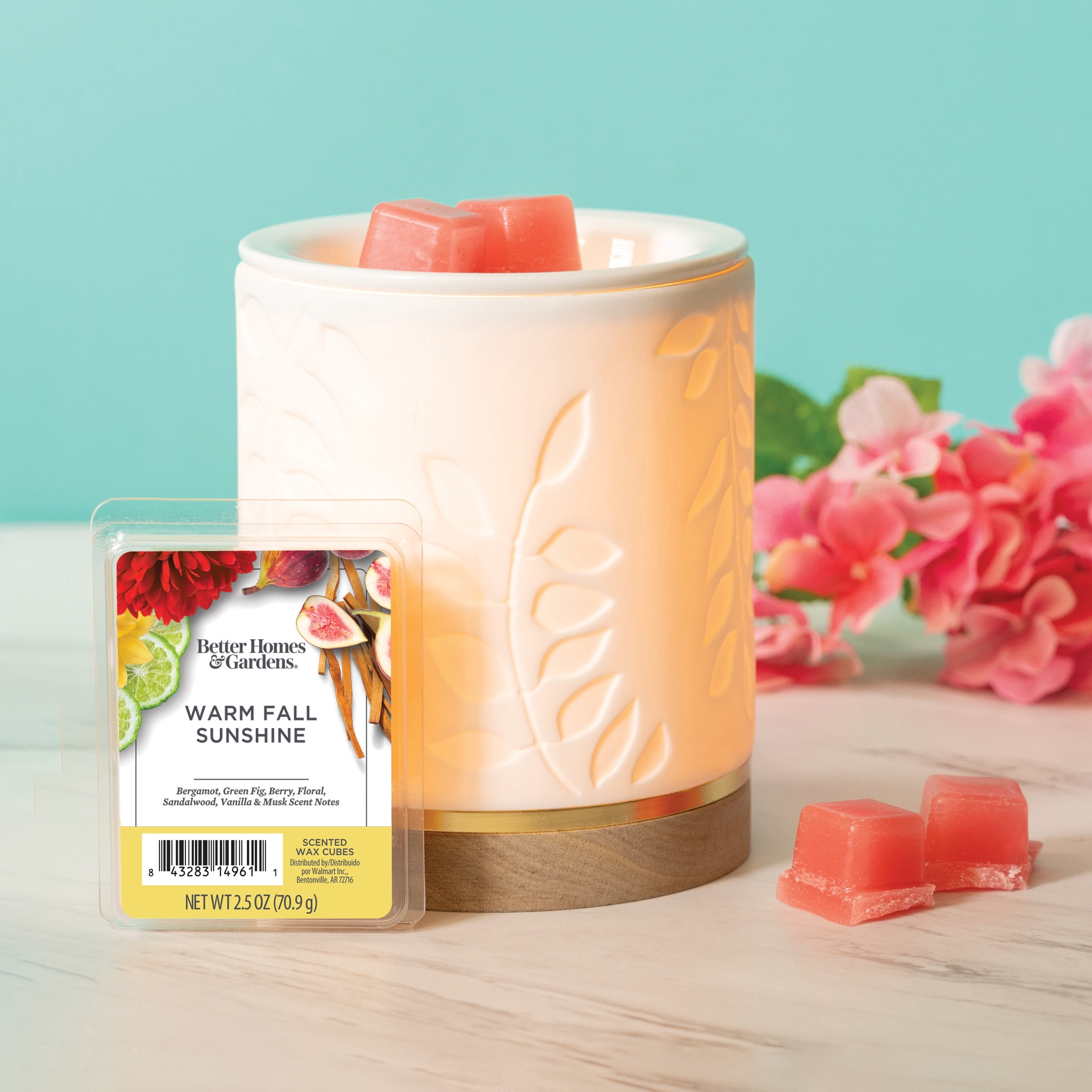 Warm Fall Sunshine Scented Wax Melts, Better Homes & Gardens, 2.5 oz (5-Pack)