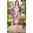 thumbnail image 4 of HAPPY BAY Women's Bathing Suit Swimwear Cover Ups Tunic Dress 2X-3X Purple_AC624, 4 of 4
