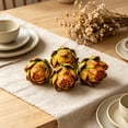 thumbnail image 4 of Artificial Artichoke Decor, Faux Vegetable Ornament, Realistic Kitchen Accent, Displays Layered Gradient Petals and Keeps Shape Year Round for Kitchen Table, Floral Arrangement, and Store Display., 4 of 6