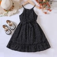 thumbnail image 2 of Toddler Baby Girls Boho Dress Sleeveless Toddler Beach Sundress Princess Birthday Outfit Kids A-Line Swing Dress, 2 of 6