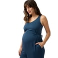 thumbnail image 3 of Ingrid & Isabel For Every Belly Women's Maternity Sleeveless Knit Leisure Jumpsuit, Sizes S-XXL, 3 of 11