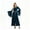 Blue, variant on KLHDSF Halloween Costumes For Women Vintage Velvet Court Dress With Belt Round Neck Halloween Performance Costume Blue M