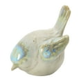thumbnail image 5 of Creative Co-Op Stoneware Bird, Reactive Glaze, White & Blue, 3 Styles (Each One Will Vary), 5 of 7