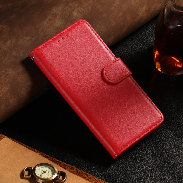 Funda de cuero tipo billetera para Samsung Galaxy A03 A03S A10 A10S A12 A13 A22 A23 A21S A31 A32 A33 A20E A40 A41 A50 A51 A52 A53 A70 A71 Tan Jianjun unisex