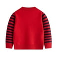 thumbnail image 3 of SILVERCELL 2-7T Kids Boys Girls Christmas Sweaters Long Sleeve Ugly Sweater Knitted Tops, 3 of 7
