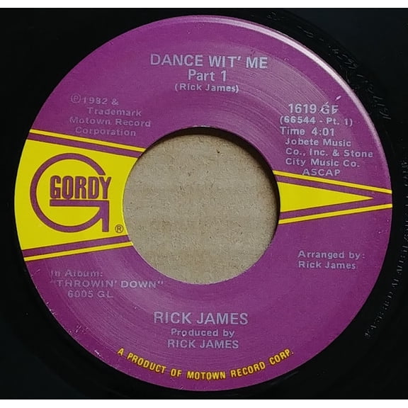 Rick James – Dance Wit' Me (7" Single)