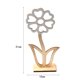thumbnail image 2 of 1 Uds. De flores pequeñas huecas de madera Natural, adornos de Pascua, mesa de regalo, tulipán sólido para Festival, boda, 2 of 8