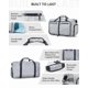 thumbnail image 4 of Bolsa de viaje Gonex de 60 L, plegable, resistente al agua, color plateado, 4 of 8