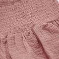 thumbnail image 6 of RMGVDSD Infant Baby Girl Romper Summer Sleeveless Spaghetti Straps Newborn Bodysuit Lightweight One-Piece Outfit Solid Color Clothes 0-3 Months, 6 of 6