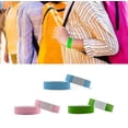 thumbnail image 1 of Pulseras desechables BuyWeek 300 unidades de pulseras de papel sintético para eventos Elegantes y modernas, 1 of 12