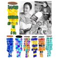 thumbnail image 4 of Campanillas de viento Bellaa 24898 Capiz, conchas de cristal marino, 68 cm, 4 of 8