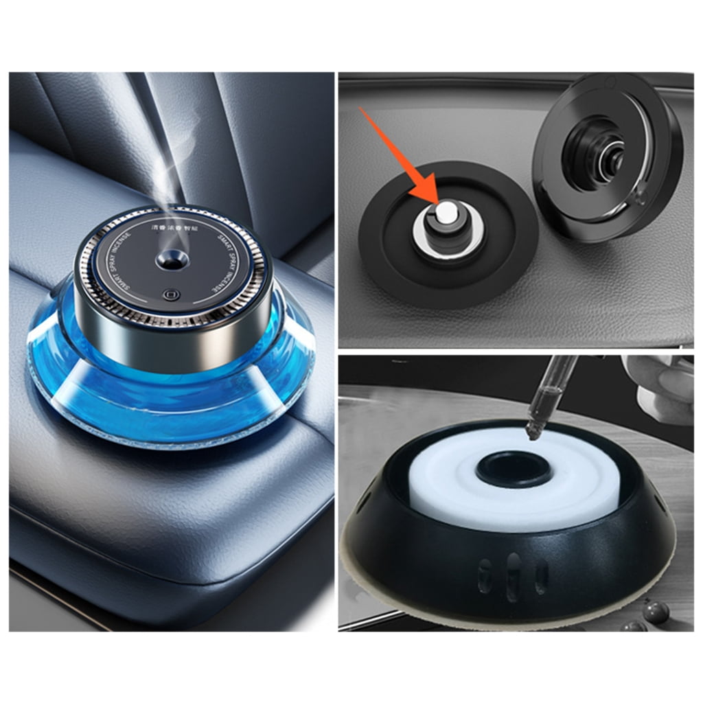 ZPAQI Car Aroma Diffuser Electric Spray Car Perfume Auto Air Freshener Flavoring