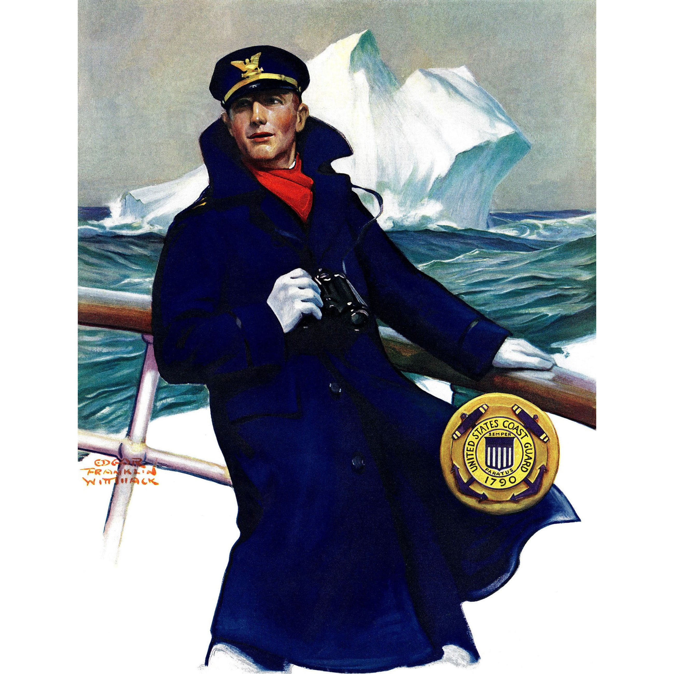 Marmont Hill - "The Captain" Painting Print on Wrapped Canvas