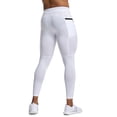 thumbnail image 3 of Pantalones de fitness para hombre, de secado rápido, negros, mallas deportivas para entrenamiento, running, yoga, mallas de verano, 3 of 5