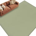 thumbnail image 2 of Sage Green 6x9 Area Rugs, Farmhouse Solid Green Color Modern Art Non-Skid Rubber Backing Large Rectangle Rugs - Living Room Bedroom Home Office, Indoor Floor Mat Carpets Washable Rug, 2 of 9