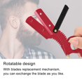 thumbnail image 3 of Herwey Vintage Classic Barber Straight Edge Razor with Easy Blades Replacement Mechanism Beard Shaving, Straight Razor, Barber Razor, 3 of 8