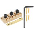 thumbnail image 1 of Glossy Appearance Electric Guitar String, Lock Nut System, Convenient To Carry Soft Violin For Home Guitar Bridge Guitar GoldenGE98,SilverGE100,BlackGE99, 1 of 8