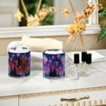 thumbnail image 4 of Yayeee 4 Pack Qtip Holder Bathroom Cotton Swab Canister with Lid Clear Dispenser Set, Neon Jellyfish, 4 of 6