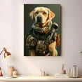 thumbnail image 4 of Kuvasz Wall Art Soilder Dog Posters - Kuvasz Dog Canvas Wall Art For Bedroom Decor - Christmas Wall Art - Funny Dog Signs, 4 of 6