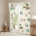 thumbnail image 3 of jejeloiu Cute Cartoon Duck Black Out Curtains,Watercolor Ink Painting Curtains Pack of 2 (42x63 Each),Rustic Farm Animal Bedroom Curtains For Girls Teens,Super Cozy Room Decor, 3 of 6