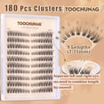 thumbnail image 2 of Kit de extensiones de pestañas TOOCHUNAG Clusters Lash 180 piezas, 2 of 7