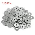 thumbnail image 5 of 110pcs M6 x 20mm x1.5mm Stainless Steel Car Fastener Sealing Flat Washer Gaskets Silver Tone, 5 of 5