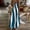 006 Blue, variant on Hvot&aat Women's Vintage Striped Floral Printed Sleeveless Dress A-line Flowy Swing Maxi Dresses Elegant Vacation Sundress