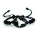 Ed Speldy East OL802 Bracelet Ovale avec Vraie Dent de Requin avec Noir en Acrylique – image 1 sur 1