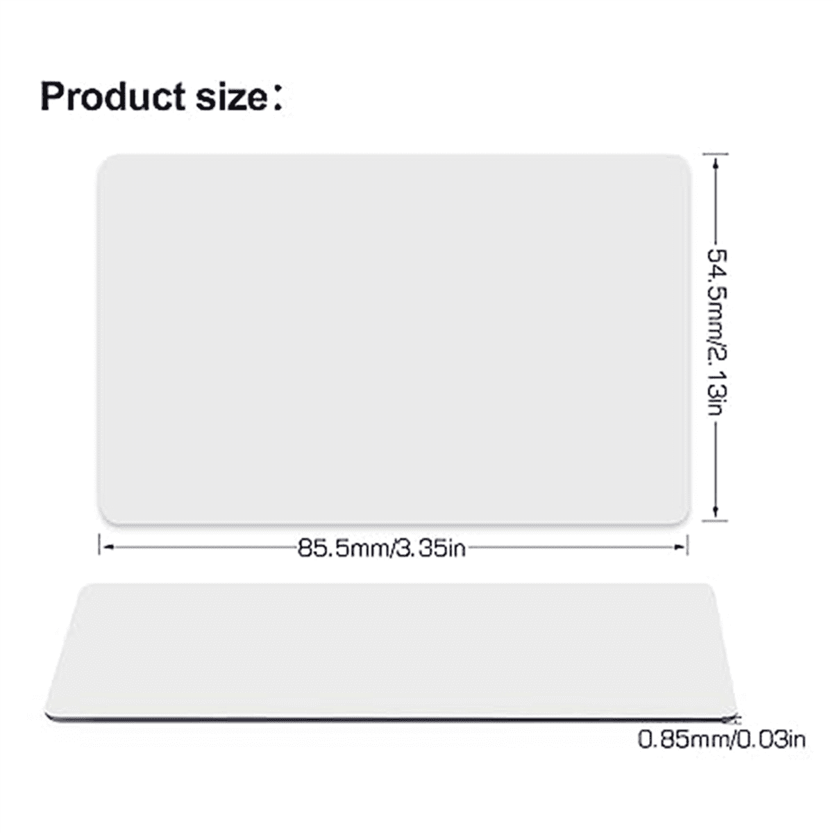 200 PCS NFC Cards Blank 215 NFC Cards 215 Tags Rewritable NFC Cards 504 Bytes Memory for All NFC Enabled Device