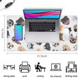 thumbnail image 5 of Long Mouse Pads for Desk,Cartoon Dog Desk Mats on Top Of Desks, Desk Mouse Pad Extra Large with 3mm Non-Slip Base and Stitched Edge for Gaming,Office,Work,Home 31.5"x15.7", 5 of 6