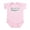 Petal Pink, variant on CafePress - Mommys Little Dancer Infant Bodysuit - Baby Light Bodysuit, Size Newborn - 24 Months