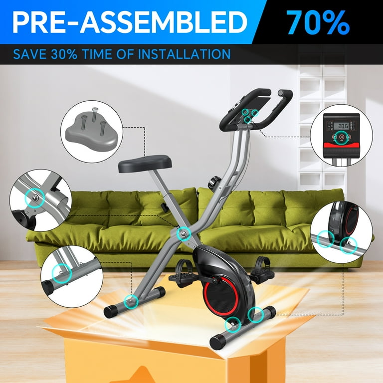 KURONO 2023 Upgraded 4 IN 1 Foldable Stationary Exercise