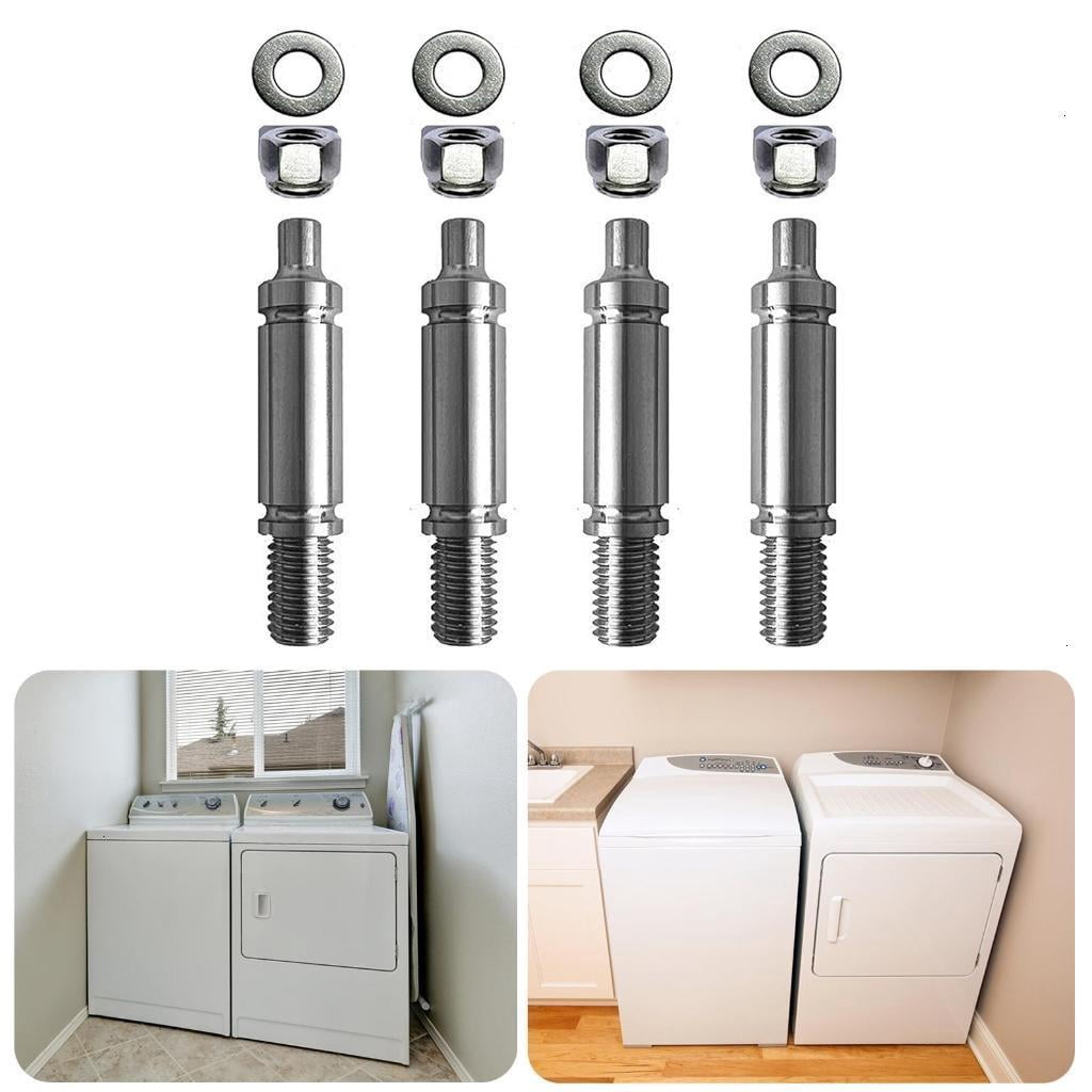4 Pack Dryer Roller Shafts Replacement Dryer Rollers Household Dryer Maintenance Part Stainless Steel Texture