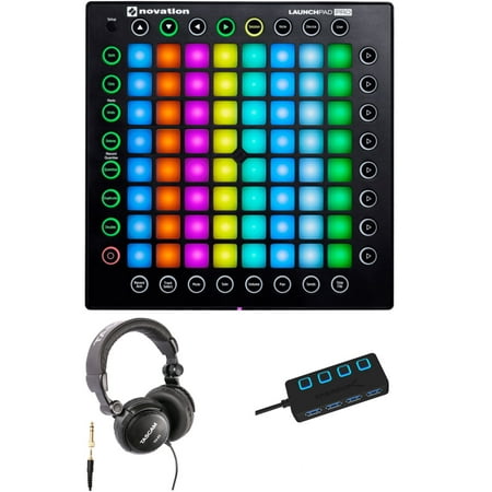 Novation Launchpad Pro Ableton Live Controller with Headphones and USB