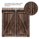 thumbnail image 4 of Cortina opaca estilo puerta de madera, sala de estar, dormitorio, ventana, apagón, sombra completa, 4 of 7