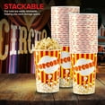 thumbnail image 6 of 64 Oz Popcorn Buckets, Disposable Popcorn Containers (25 Count), Large Cups, Cardboard Bucket for Family Movie Night, Popcorn Tub, Vintage Bowls for Concession Stand, Carnival Supplies, 6 of 7