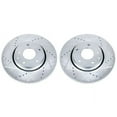 thumbnail image 2 of Power Stop Front Pair of Drilled and Slotted Brake Rotors JBR1745XPR, 2 of 4