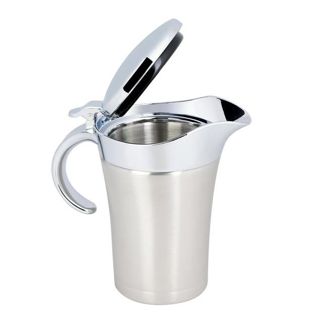 Anti-Rust Gravy Jug, Double Wall Gravy Pot, For Mustard Ketchup