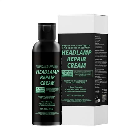 Vvcesidot Headlight Restorer Renovation Lotion for Auto Headlamp UV Resistant Multifunctional Headlight Repair Lotion for Vehicle Truck Automotive robust